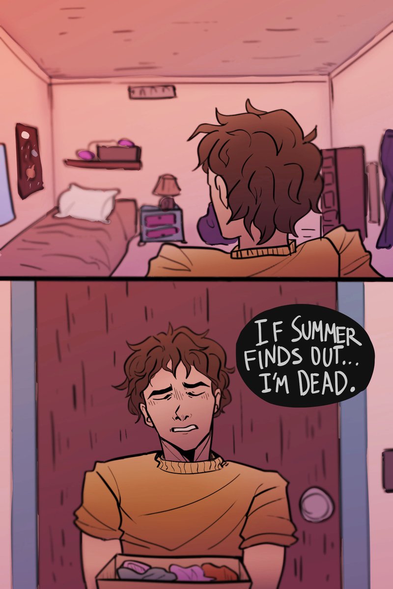 IamBackWhy's tweet image. Part 1
I was thinking how miami morty would probably steal summer's old clothes to see how i'd look on him
#rickorty #c137cest #miamimorty