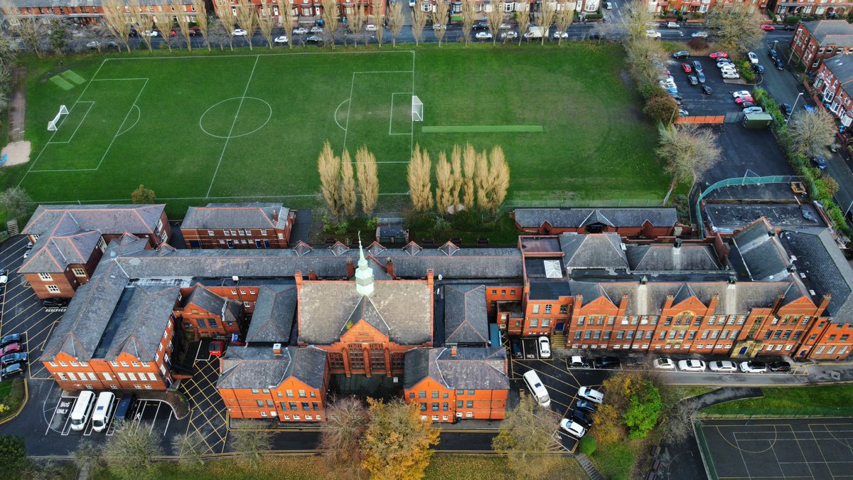 🍂 There's something wonderful about Autumnal days like this over the school!🍂 #Oldham #OHGS #Autumn