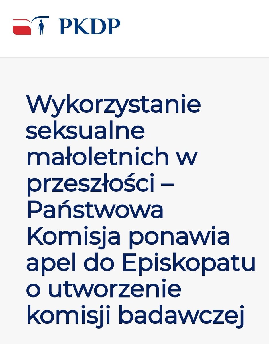 PKDP_PanstwKom's tweet photo. Kluczowe jest stworzenie niezależnego,wewnątrzkościelnego gremium,kt dokona analizy sposobu reagowania w przeszłości przez instytucje kościelne na zgłaszane przypadki wyk. seksualnego dzieci. Konieczne jest podjęcie analizy jakościowej zakończonych spraw 
https://t.co/7VX7PnDSmM https://t.co/XGipPRQA3b