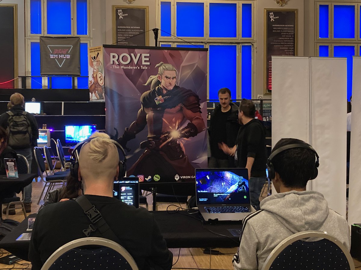 VironGameDev's tweet photo. What an amazing #NERDIC it was! Thank you for all the interest and feedback on #Rove and the opportunity to show the game to the public for the first time.

@NerdicNews #indiedev #gamedev #solodev #game #indiegame #indiewatch #IndieLegion #TheWanderer #MondayMotivation https://t.co/hi2juqJxfu