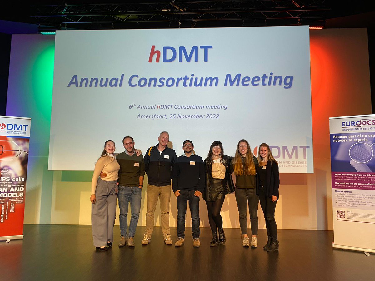 UMCG organ-on-chip team in the 6th annual hDMT consortium meeting!! 

A fun day full of science and wonderful people. Thanks, <a href="/hdmt_technology/">hDMT</a> for bringing all of us together :)