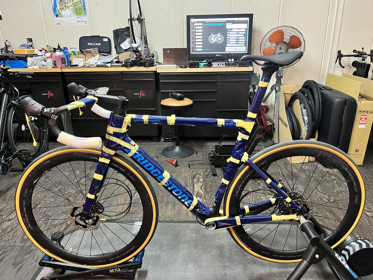 chuukiti_f's tweet photo. これからRP9をRetulデータと照合します
さて出来上がりのステム長やハンドル高はどうなるかなぁ?
#ブリヂストン #rp9 #retul #specialized_j https://t.co/LvBxRMZrvQ