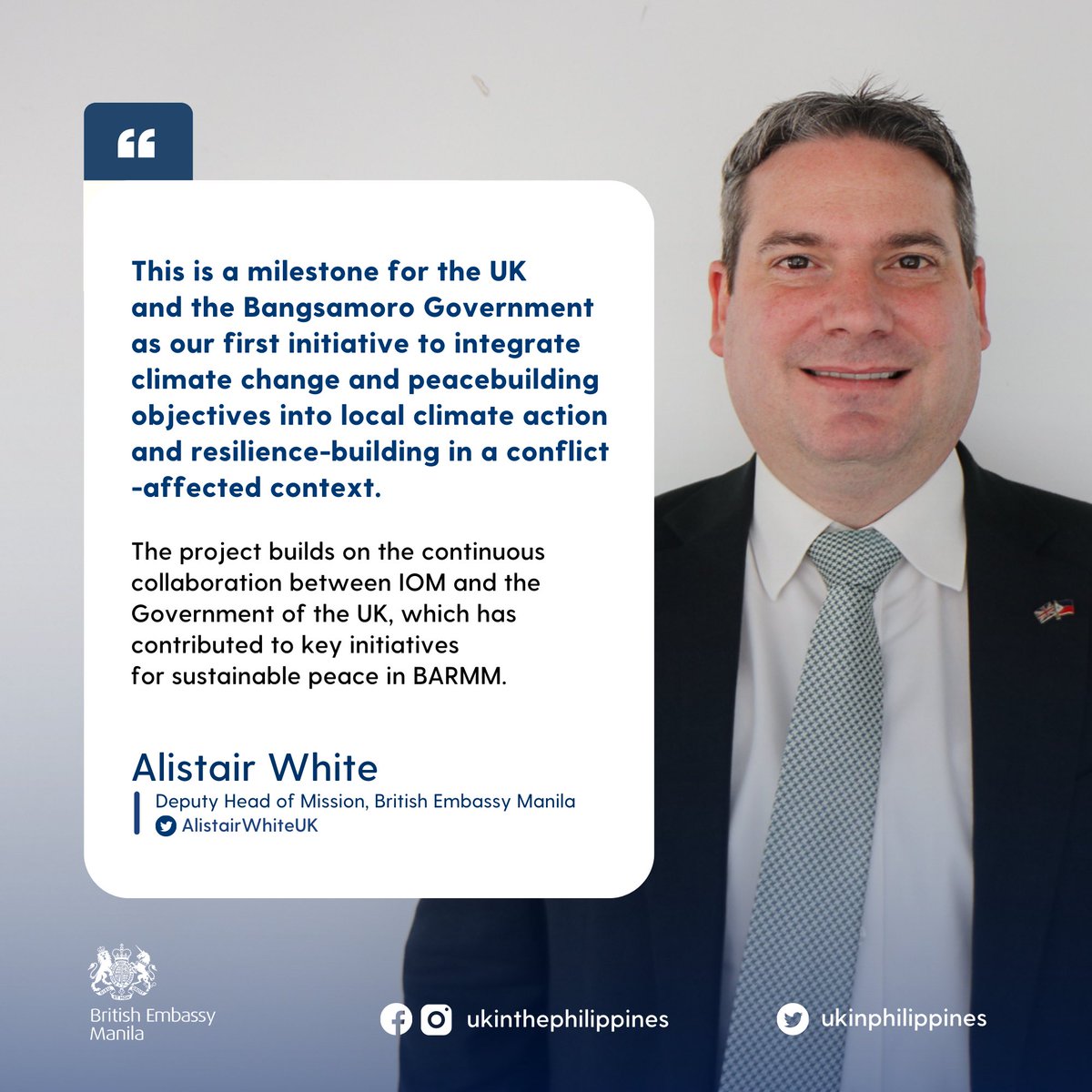 ukinphilippines's tweet photo. The UK-funded project ๐ฌ๐ง aims to build evidence on the interlinkages between conflict and climate change from a human mobility lens.
#CCCWeek2022 https://t.co/2bVB3BqXdJ