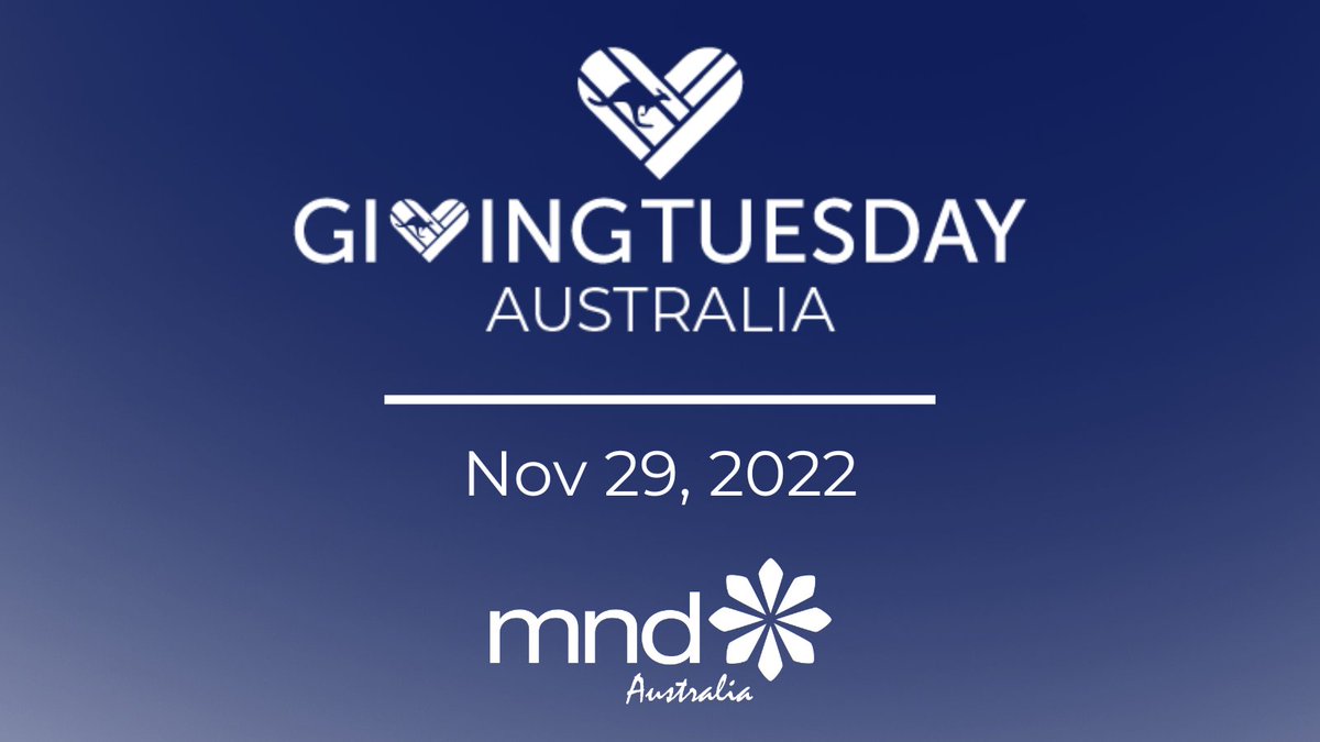 Today is #GivingTuesday 💙

Your donation to MND Australia helps us to provide care, advocacy and research towards a cure for people living with MND

👉mndaustralia.org.au/.../donate-to-…