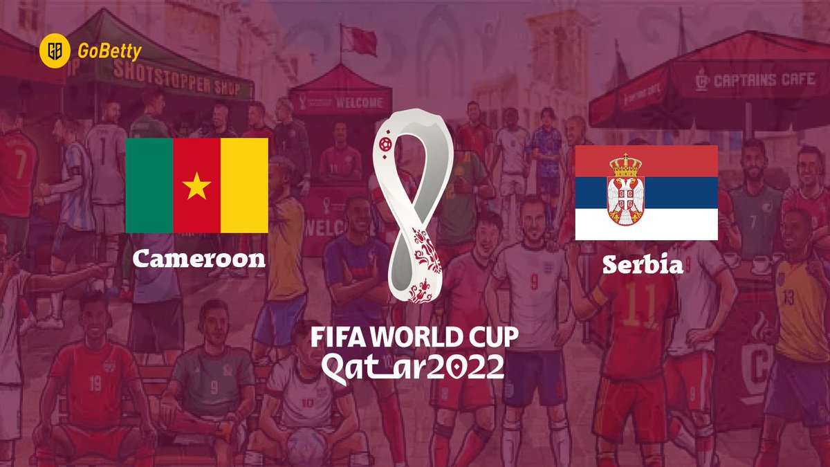 kimchipremium88's tweet photo. Cameroon Vs Serbia in 1 hour #Qatar2022 #WorldCup2022 Place your predications and Support your favorite team at https://t.co/6LZE544mQs a truly #web3 platform. We are on #BSCGemsAlert #BNB #Binance #BUSD https://t.co/hCkxEJLOSa