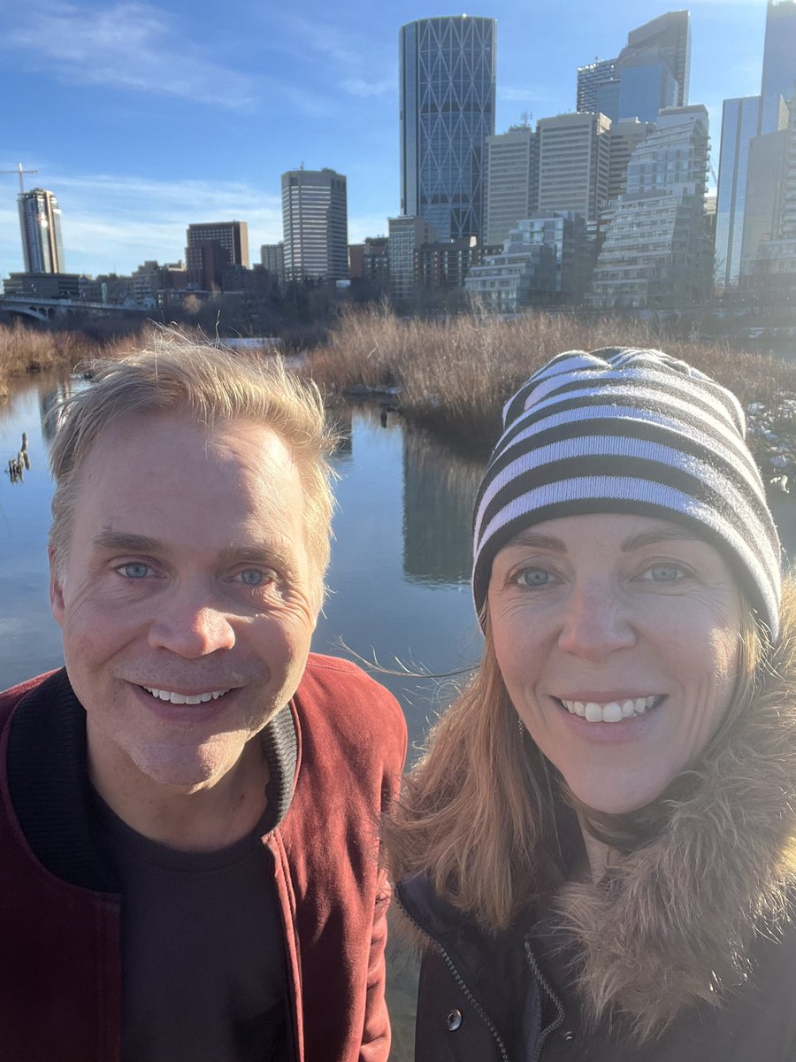 Never run out of topics with this one! <a href="/theToddHirsch/">Todd Hirsch</a> #urbanhike #yyc