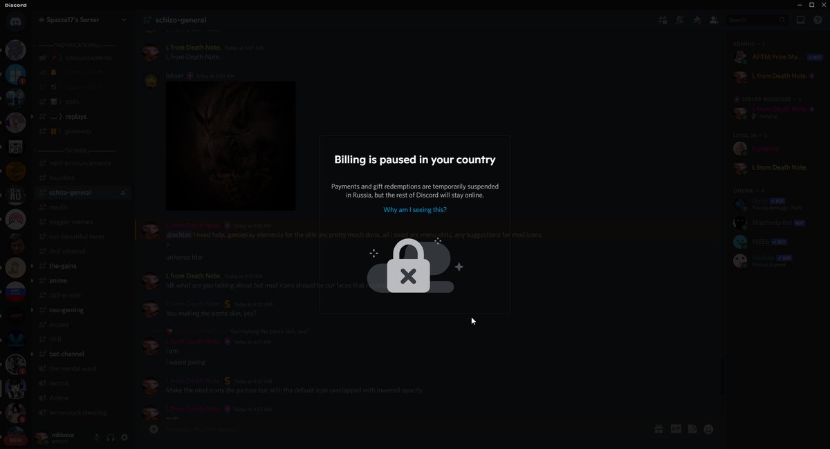 Ah yes thank you discord