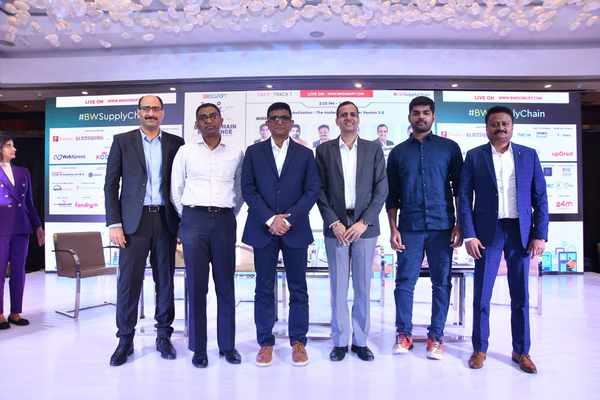 RoboticsUnbox's tweet image. From the recent panel discussion at the @BWBusinessworld Disrupt Supply Chain Resilience Summit and Awards 2022. @PramodGhadge19 along with industry cohorts had a productive discussion on “Robotisation: The Modern Warehouse: Version 2.0”. 

#UnboxRobotics #BWSupplyChainSummit2022