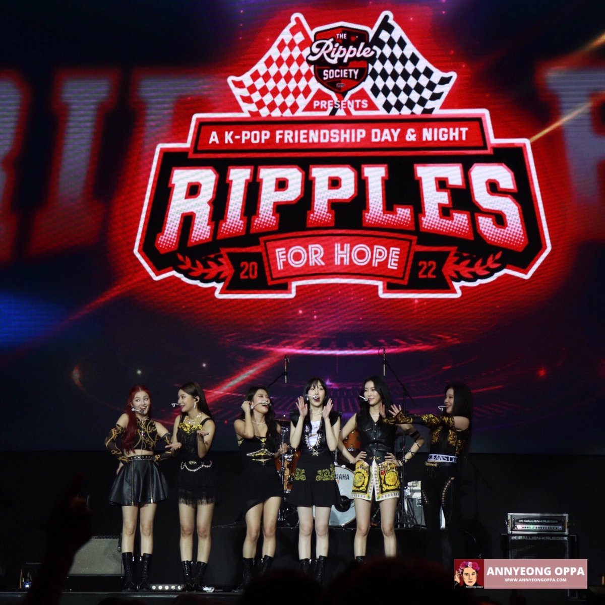 TheAnnyeongOppa's tweet photo. EVERGLOW, MOMOLAND, and AKMU in Ripples for Hope 2022: A K-pop Friendship Day and Night 🥰

#RIPPLESFORHOPE2022 #GoRipplesForHope 
@pulpliveworld @RippleSociety @happeehour https://t.co/kBgRW1yT6o