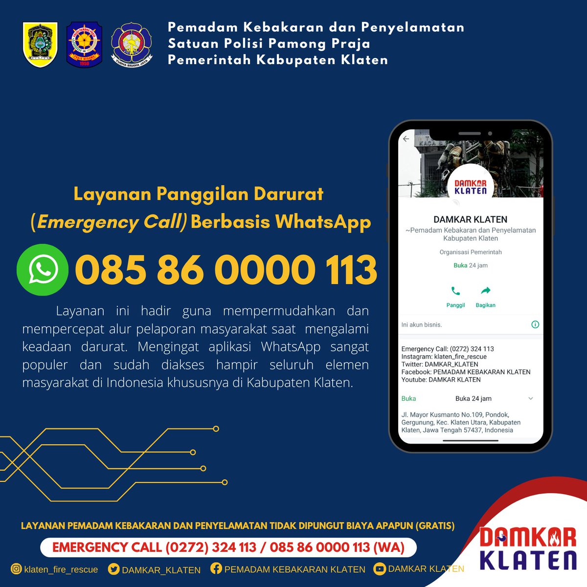 DAMKAR KLATEN tweet media