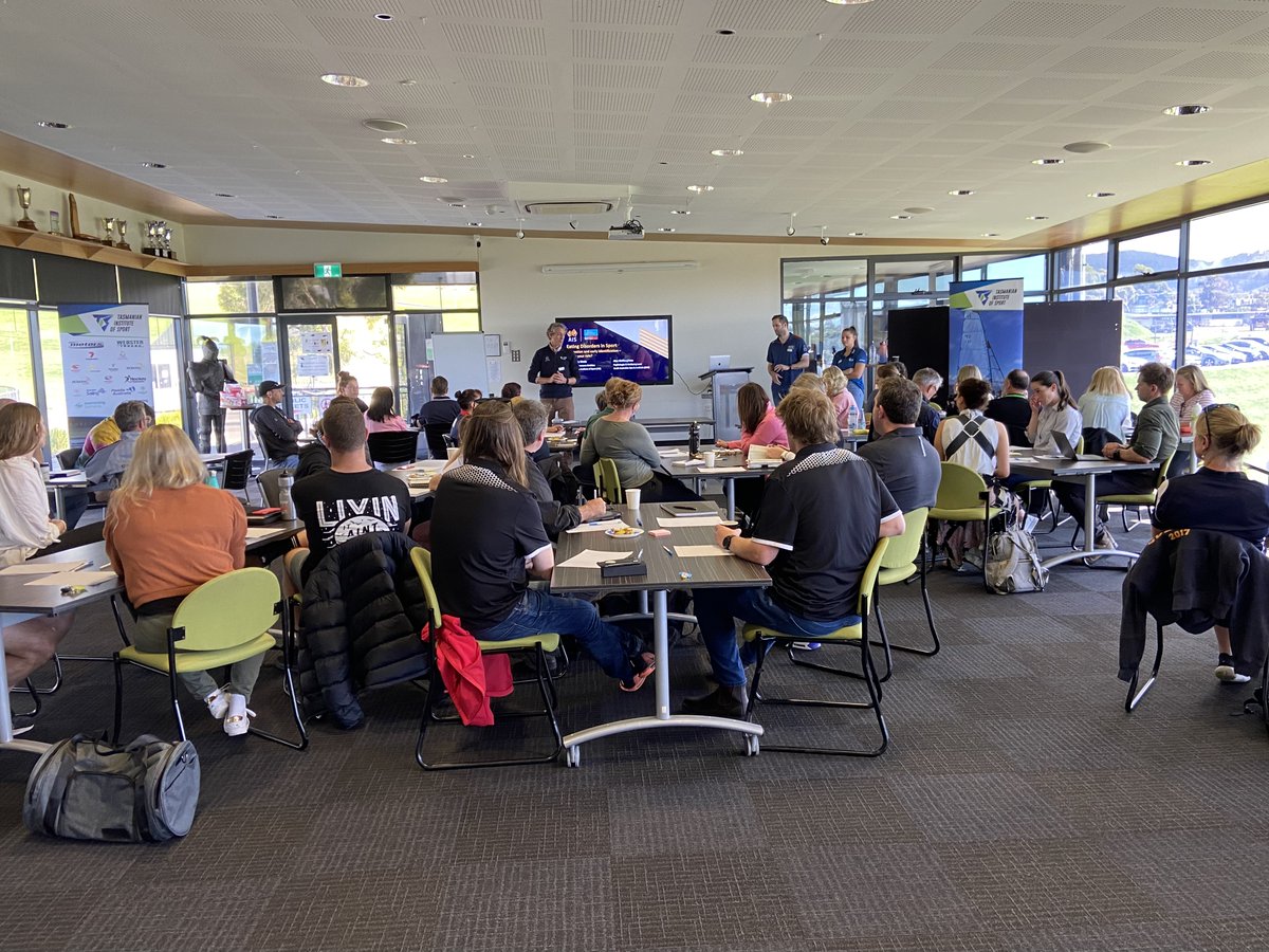 South Australian Sports Institute (@sasi_sport) on Twitter photo It's always great to collaborate with other sports institutes to support athlete wellbeing 🤝 SASI Psychologist & Wellbeing Lead Alex McNaughton recently travelled to Tasmania to support <a href="/tassiesport/">Tasmanian Institute of Sport</a> in the delivery of the Eating Disorders in Sport course. It's always great to collaborate with other sports institutes to support athlete wellbeing 🤝 SASI Psychologist & Wellbeing Lead Alex McNaughton recently travelled to Tasmania to support <a href="/tassiesport/">Tasmanian Institute of Sport</a> in the delivery of the Eating Disorders in Sport course.