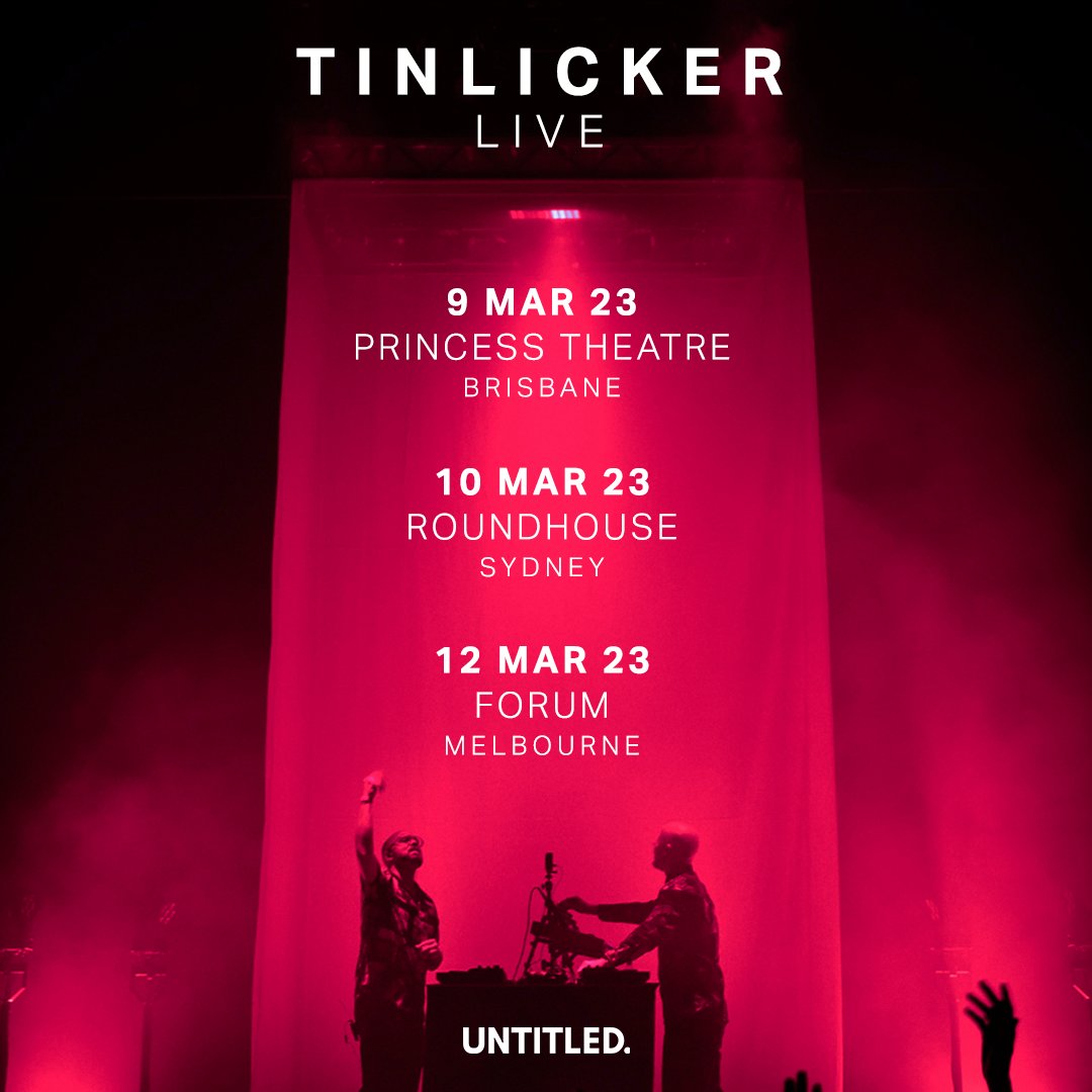 ANNOUNCING - <a href="/tinlicker_nl/">tinlicker</a> live in Australia 2023 ⚡ Early access tickets → arep.co/m/tinlicker23

Presale tickets go on sale Wednesday 30th November at 12pm AEDT, sign up to secure your spot now!