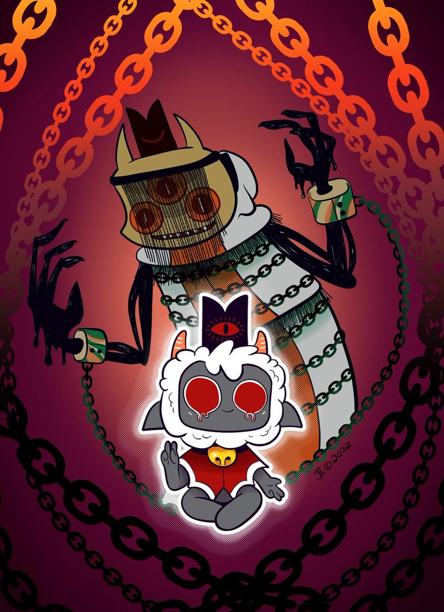 ProteanGeek's tweet photo. Cult of the Lamb is taking over my life.

#cultofthelamb #cultofthelambfanart https://t.co/pYRnk85KqQ