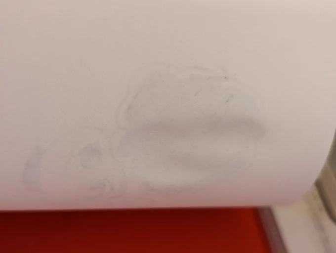 Well... Unfortunately it's warping the paper I'm using. It's interesting. Definitely something I'm not used to. I keep thinking I'm tearing the paper with a needle lol 