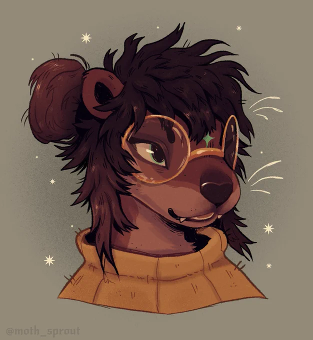 A headshot for my otter wife   