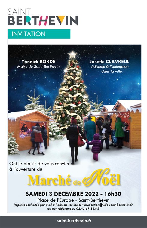 Yannick BORDE (@yannickborde) on Twitter photo On se donne rdv le samedi 3 décembre à partir de 16h30 à <a href="/saintberthevin/">Saint-Berthevin</a>
Seule la neige n'est pas promise... sinon ambiance, vin chaud,... etc ok
#Noel On se donne rdv le samedi 3 décembre à partir de 16h30 à <a href="/saintberthevin/">Saint-Berthevin</a>
Seule la neige n'est pas promise... sinon ambiance, vin chaud,... etc ok
#Noel