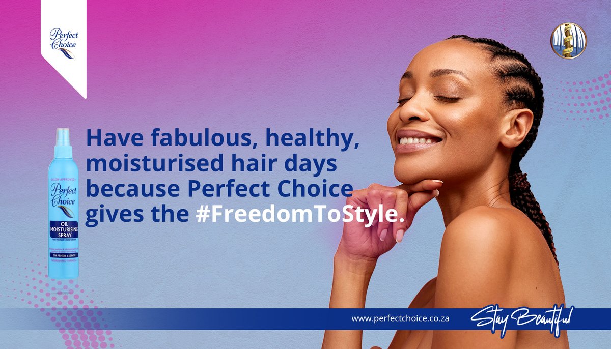 perfectchoicesa's tweet photo. Repair the lost nourishment of your hair and bring your lifeless hair back to life. Show us your hairstyle and tell us which Perfect Choice product you are choosing for your hair to stand a chance to be featured on the Perfect Choice social media pages.
#FreedomToStyle https://t.co/cuBJNBjgsv