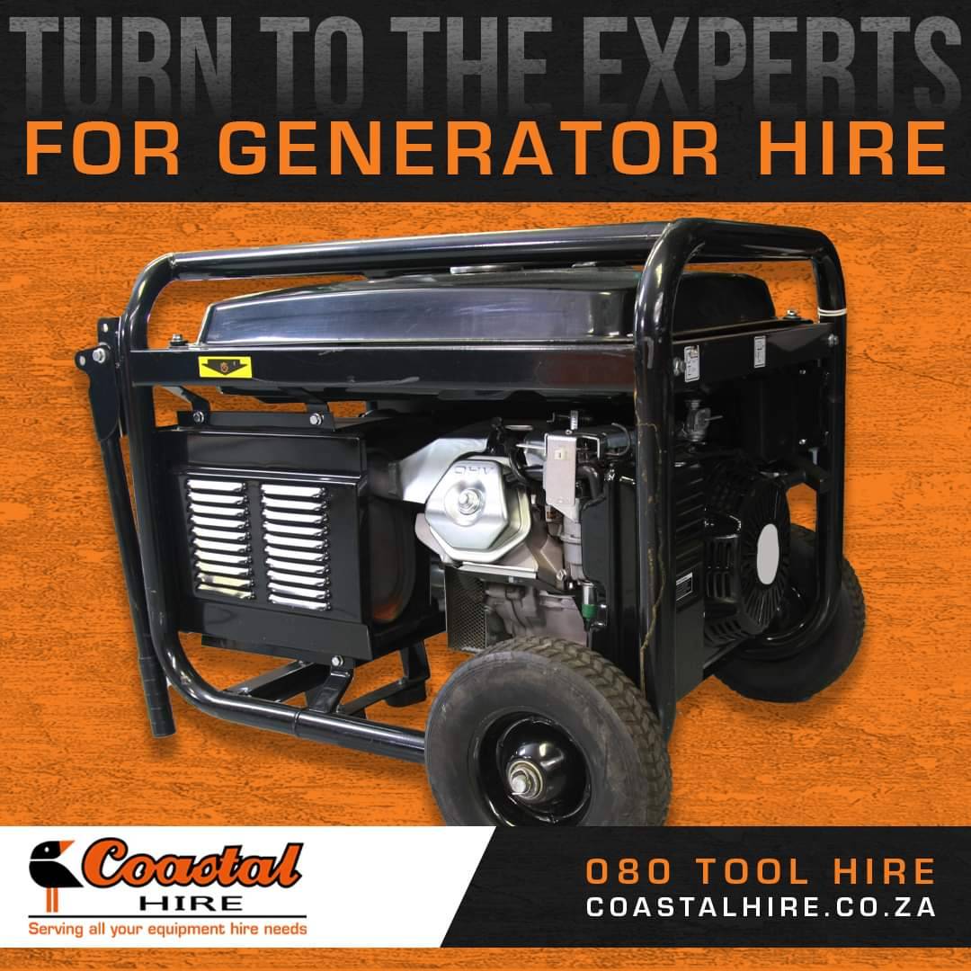Pages_Potties's tweet photo. Loadshedding again?
Hire a generator from the experts. Coastal Hire has a wide range of generators for hire.
#TurnToTheExperts #CoastalHire https://t.co/1FqGOpnRpu
