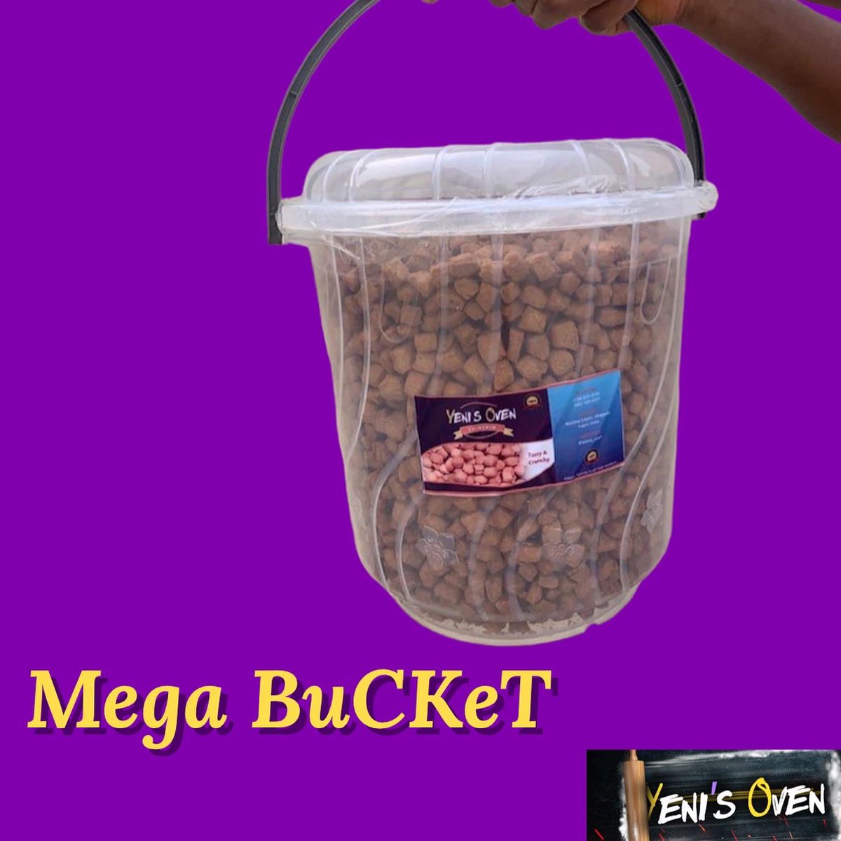 yenis_oven's tweet photo. *GOOD DAY🔔😊🔔 

YENI’S OVEN IS HERE AGAIN WITH DIFFERENT BUCKET SIZES OF CHICHIN FOR THIS FESTIVE PERIOD. TO THOSE INTERESTED PLEASE PLACE YOUR ORDER NOW!! 
Have a lovely day💜💜. https://t.co/g6z2t4zXmU