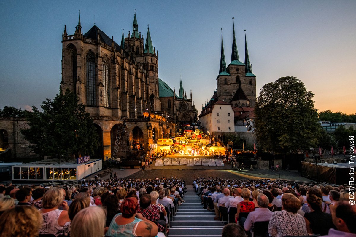 indiaoutbound's tweet photo. Set against backdrop of 700-year-old St Mary's Cathedral, "#DomstufenFestspiele" Theatre Festival has attracted several thousand visitors to Thuringia every year since 1994.
Link: https://t.co/JG4iFMJLrV
#germany #germanytourism #visitgermany #specialistprogram #festspiele https://t.co/c23yxsgmTi