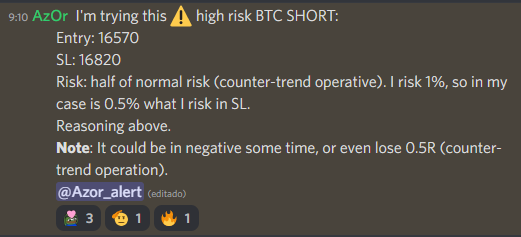 AzorTrading's tweet photo. Lately I have been focusing more on sharing my fundamental and technical analyses than giving ideas, but last Friday I couldn't resist and shared my entry 🫡 #FreshLemonadeVIP @TheCryptoLemon https://t.co/2OTGsvXSbj