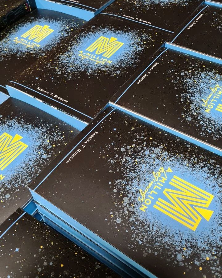 InVisionPub's tweet photo. "A Million Beginnings, The Millions Series Pt.1" softcover version!

Don't they look amazing? 💙💛💚💜

#AMillionsBeginnings #TheMillionsSeries #BookReveal #KpopBook #KpopNovel #KpopRomanceBook #BookPrint #BookTwitter #RomanceBooks #RomanceSeries #RomanceNovel https://t.co/VkAla1BmNW