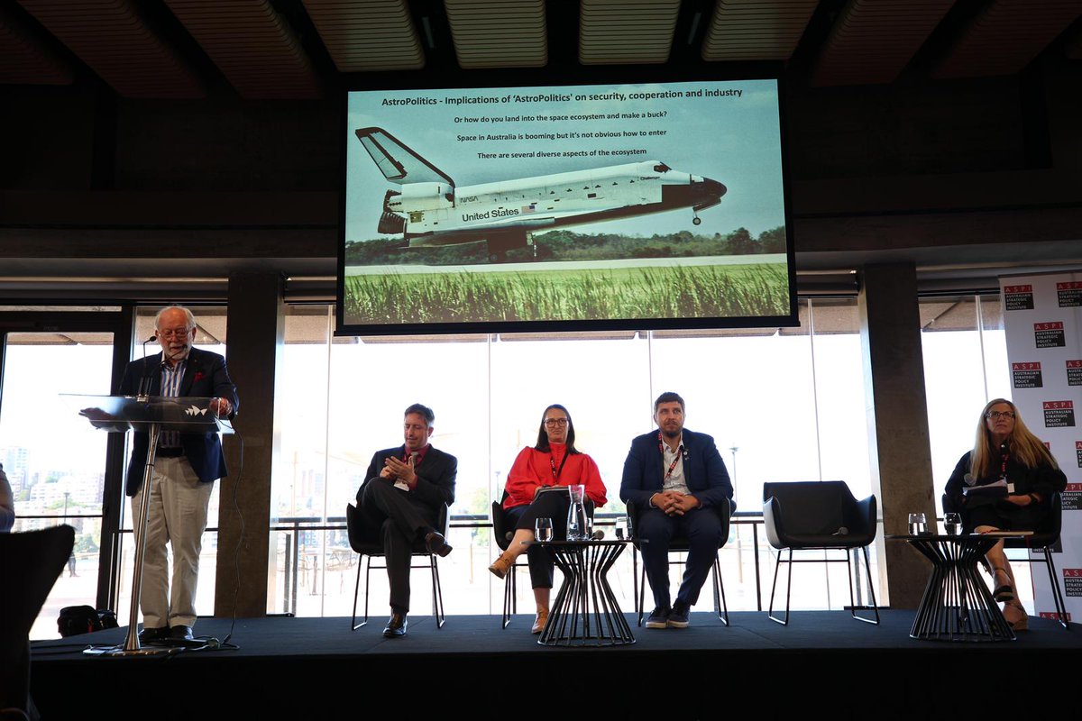 ASPI_org's tweet image. 'The culture that really occupies space is the culture, I think, that will dominate for the next 100 years' - @SaberAstro's @DocJase.
'It comes back to the ideology - controlled economy vs free economy, controlled people vs free people' @RocketLab's Dr Tirtey. #ASPISpace 🛰️
