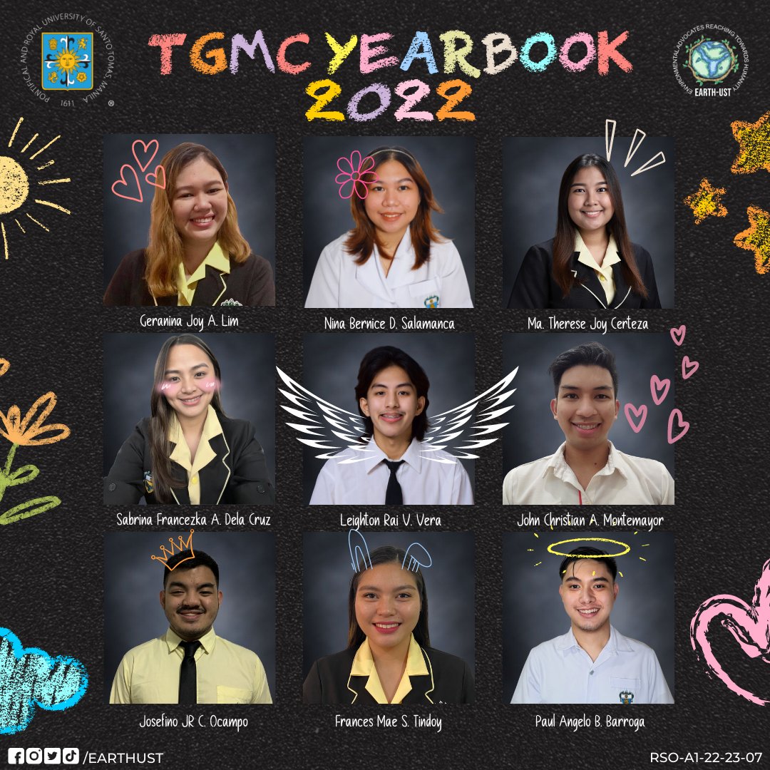earthust's tweet photo. Hello, Earthlings! Wondering who’s behind the TGMs? 🤔 

While the Thomasian Green Marshalls each forward green initiatives in their own student organizations, EARTH-UST convenes all TGMs to collectively fulfill the green interests of the Thomasian community. 🙌 

1/4 https://t.co/WuAT2crFhg