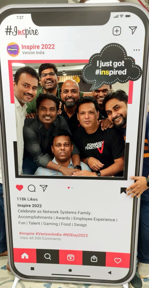 Sarath_Gandham's tweet photo. #inspire2022 @VZIndia 

Verizon Network Systems - iNSpire 2.0 is back with even more energy and excitement 

Great year with lots of accomplishments and more to come .. What better way to celebrate !! https://t.co/6HxIkyejCT