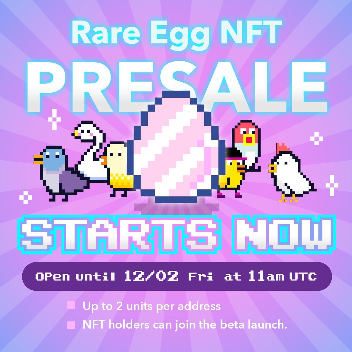 🎉🥂Presale Starts🥂🎉

presale.twitfi.com

⏰Presale is open until 12/02 at 11am UTC

You can buy NFT at discount prices over our official launch🌟

Don't miss it to be the first to Tweet to Earn🐦❤️

#TwitFi