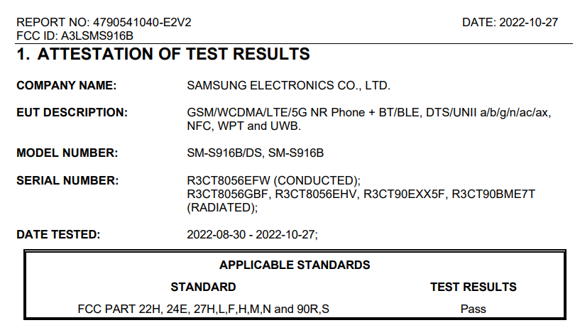 simransingh931's tweet photo. Just after the Galaxy S23, The Galaxy S3 Plus arrived on the FCC. It also features the same Qualcomm Chipset as the SM-S911 - Galaxy S22 (Specifically confirmed in a document). https://t.co/3DI0i6xTMz