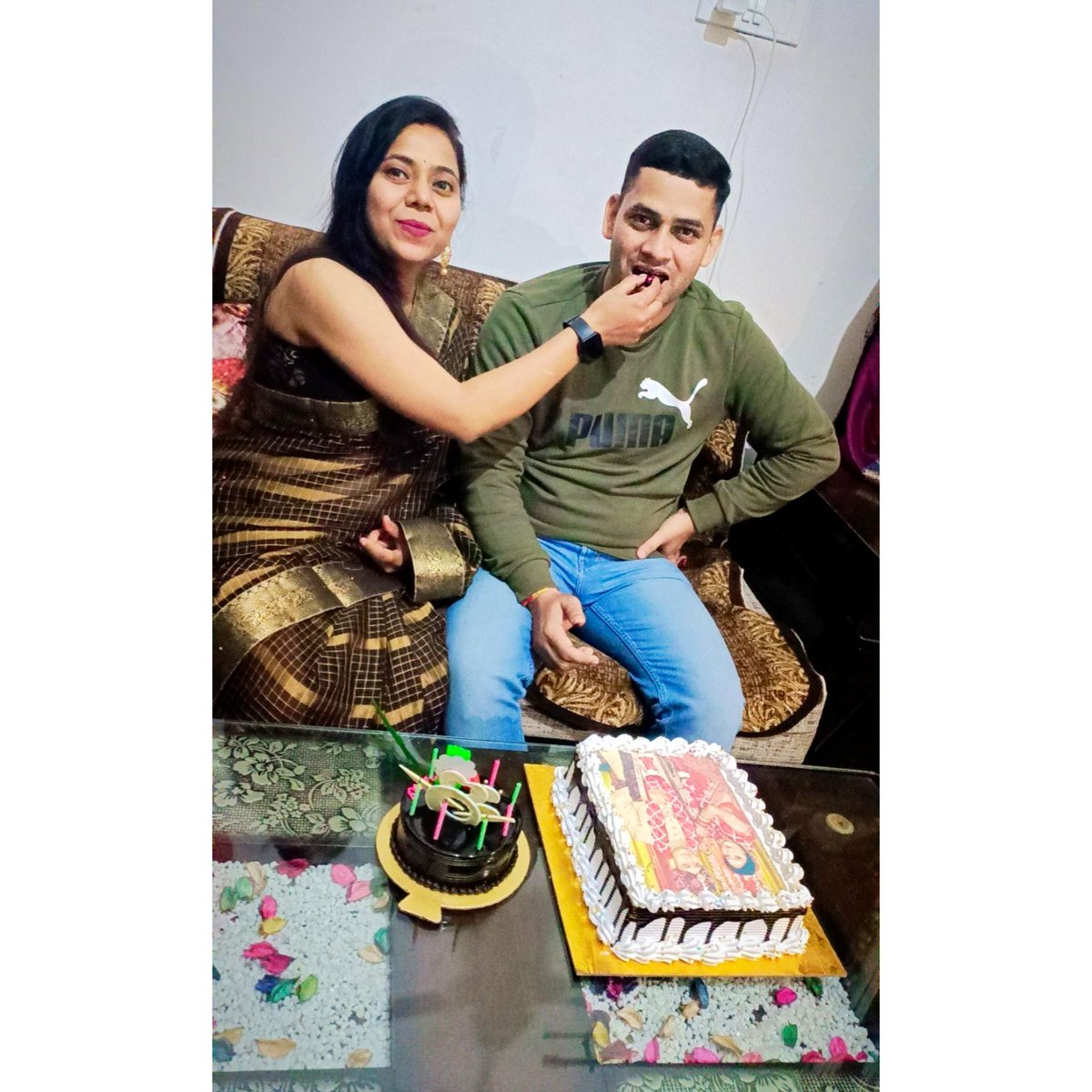 JudokaPreety's tweet photo. Happy wedding anniversary didi &amp; jiju luuuuvvvv uuuuu 😘😘❤️❤️💐💐🎁🎁 @reetabaghela @ajay2805k https://t.co/PFkQh7d5BB
