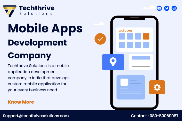 uxturm's tweet image. A dynamic web solutions provider, #TechthriveSolutions excels at designing, web and mobile apps and marketing solutions.
Reach us at: +91-8050069987
Send email to: Support@techthrivesolutions.com
And visit our website: techthrivesolutions.com
#MobileAppDevelopmentinBangalore