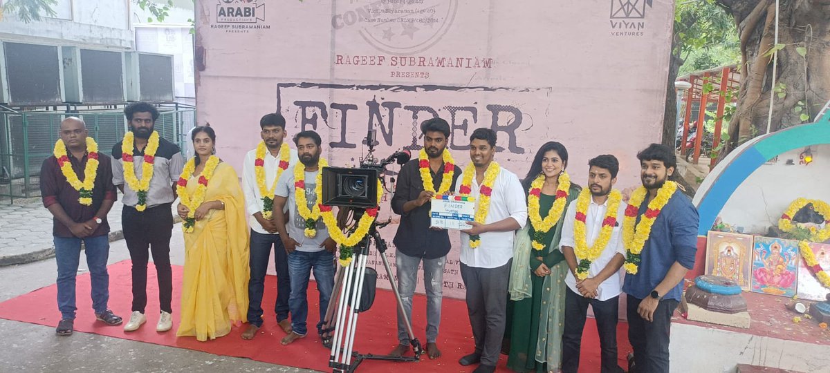 Jaya TV (@jayatvofficial) on Twitter photo The Pooja & Title Launch of #Finder Movie.
A Gripping Thriller based on real life incidents.
#FinderTitleLook <a href="/DirVR/">Vinoth Rajendran</a> <a href="/arbprds/">Arabi Productions</a> #RageefSubramaniam #ViyanVentures <a href="/suryaprasadh/">Surya Prasadh R</a> #PrashanthVellingiri #Dharani #VishalVarshan <a href="/GopinathShanka4/">Gopinath Shankar</a> <a href="/VINOTHCINEMA1/">Vinoth</a> <a href="/RajaRaja786/">Akbar Sulthan Raja .Pro</a> The Pooja & Title Launch of #Finder Movie.
A Gripping Thriller based on real life incidents.
#FinderTitleLook <a href="/DirVR/">Vinoth Rajendran</a> <a href="/arbprds/">Arabi Productions</a> #RageefSubramaniam #ViyanVentures <a href="/suryaprasadh/">Surya Prasadh R</a> #PrashanthVellingiri #Dharani #VishalVarshan <a href="/GopinathShanka4/">Gopinath Shankar</a> <a href="/VINOTHCINEMA1/">Vinoth</a> <a href="/RajaRaja786/">Akbar Sulthan Raja .Pro</a>