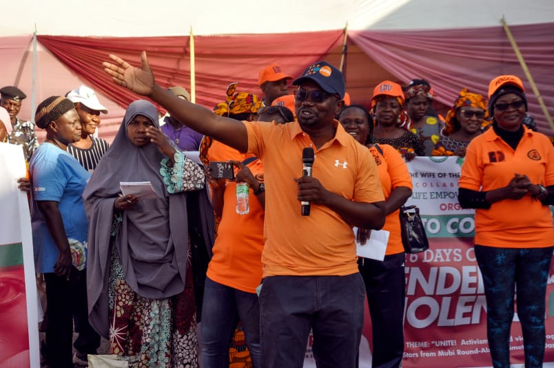 Just last week, Saturday, the wife of the Governor of Adamawa State (Lami Ahmadu Fintiri) led a 5Km walk advocating for Gender equality as a major part of the 16 Days of Activism. Gender inequalities are a bane to societal growth, development, and progress 
#16DOA2022 #ENDGBV