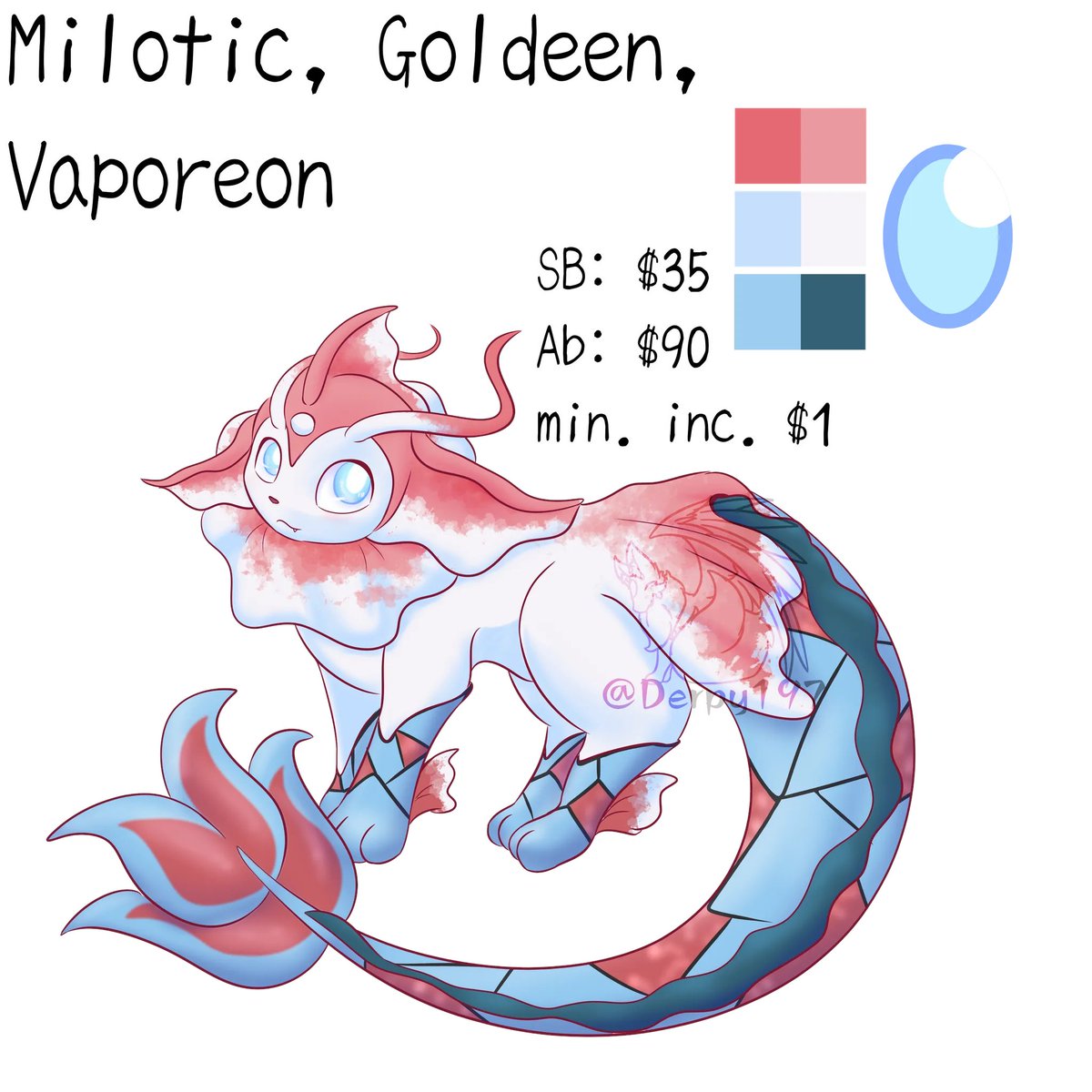 LantixOrca's tweet photo. My Collab adopt with @Derpy197 
 It's going to be up for auction.

PayPal is accepted.

Retweets are appreciated 💙

Watermark will be removed upon purchase. 

Auction will end 12/03 https://t.co/PrvMOcWtmG