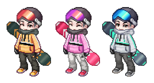 Kappamon_'s tweet photo. Who's ready to do some snowboardin?
Upcoming kappamon avatar for streamers?
#pixelart #characterdesign https://t.co/FMcmgRjRXs