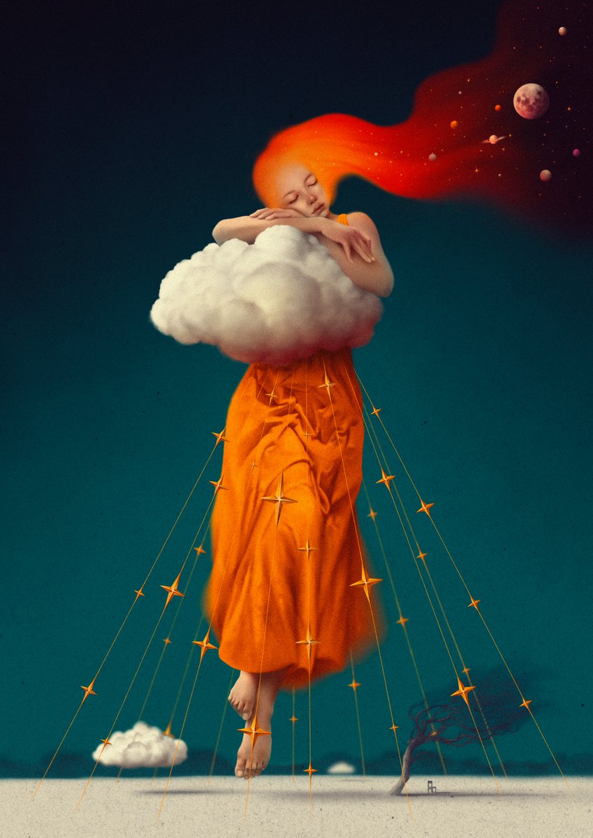 garisedelweiss's tweet image. &apos;Lulled in Moonlight&apos;
My debut piece on @SuperRare 

Open for offers✨

link below