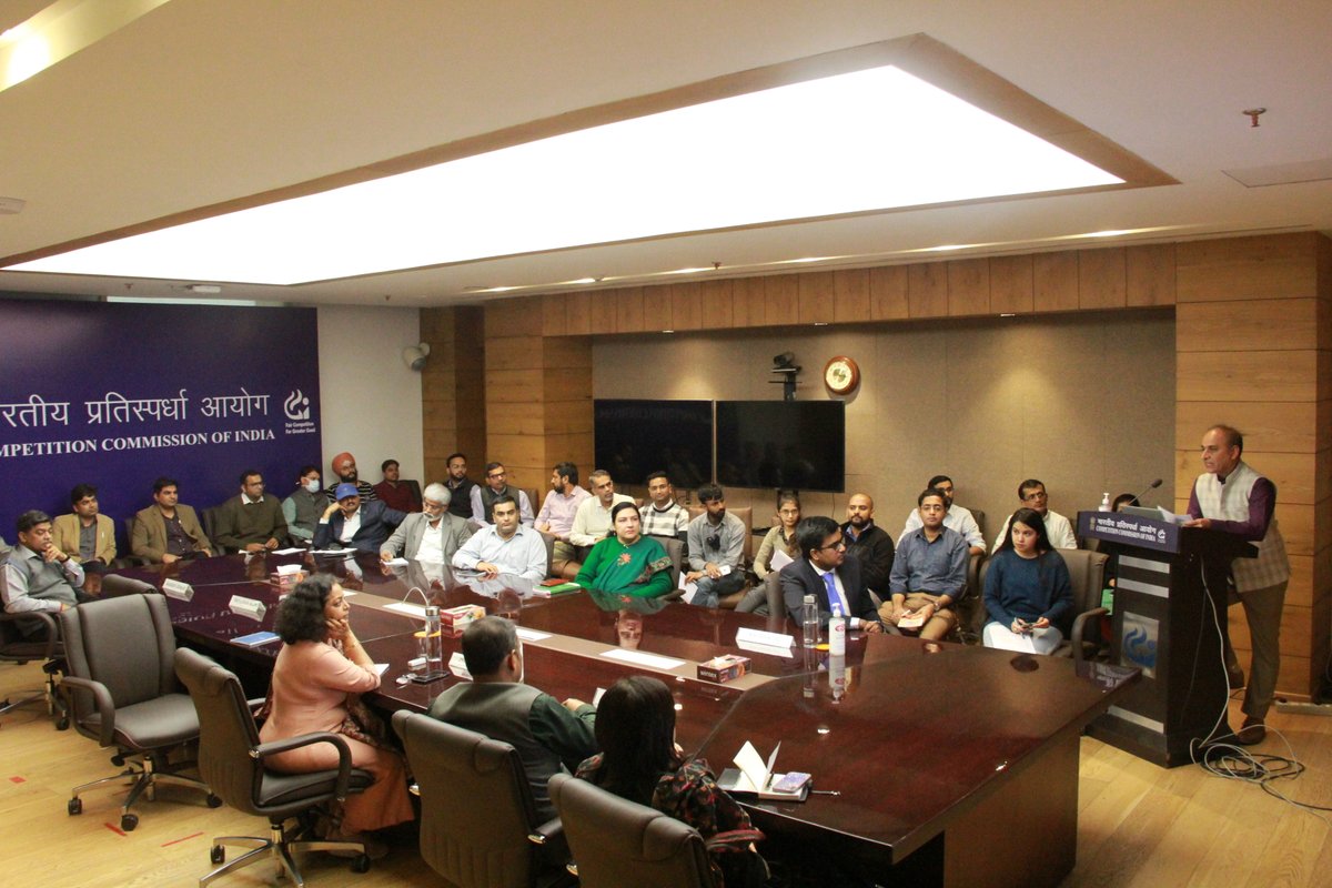 CCI_India's tweet photo. Competition Commission of India organized a Lecture under #SLSLectureSeries by Shri Kaushik TG, Deputy Director, Directorate General of Systems, @cbic_india, on the topic "Digital Forensics" on 25.11.2022 for officials of CCI. @sanjayrkp
#CCI #CCICapacityBuilding #SLS https://t.co/Lr9WCjyf1C