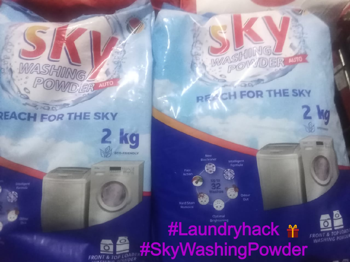 hannahnietta's tweet photo. @WashingSky #Laundryhack #SkyWashingPowder Look what i found☺️ @PicknPay 😍😍😍😍 https://t.co/LFh0ZTDv93