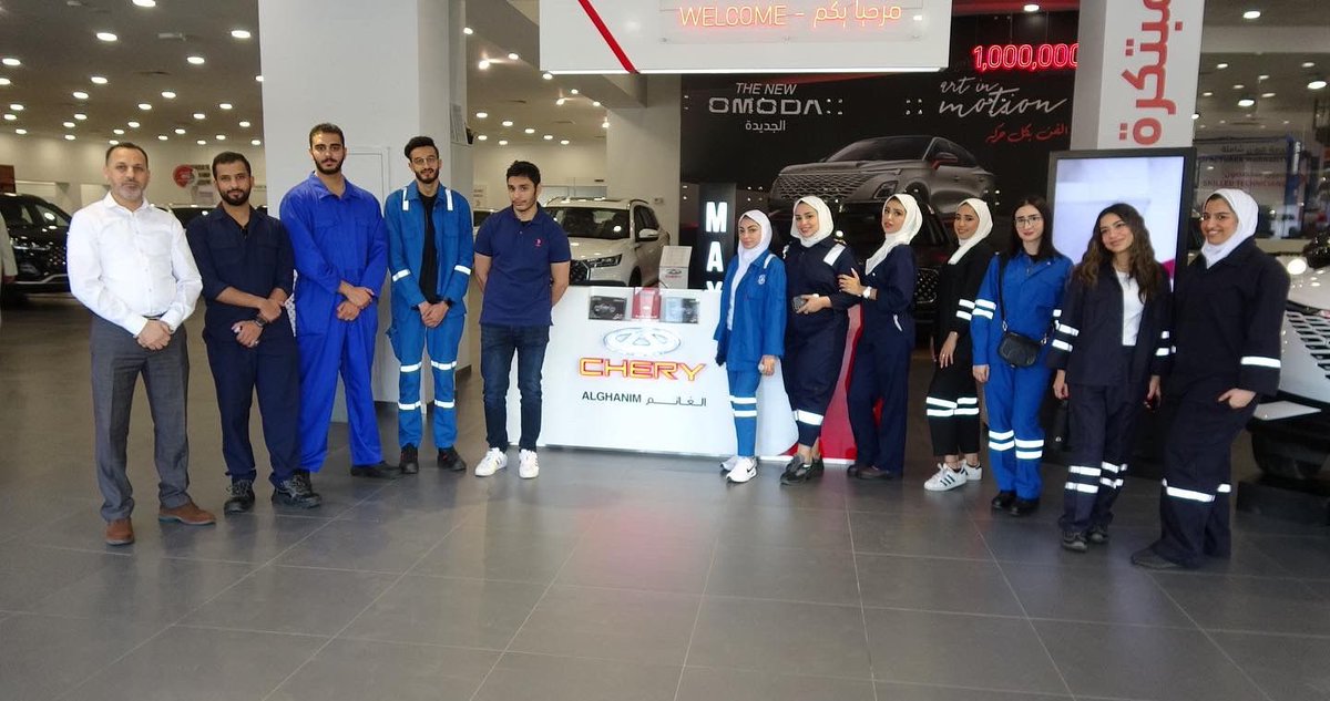 AU_Kuwait's tweet photo. Students from the Mechanical Engineering Program attended a presentation in Chery Al Ghanim. The College of Engineering sincerely thanks Mr. Forat Nehmani and Eng. Ahmed Salah for ensuring an enriching experience for our students.
🔹🔸
#au_kuwait #au_engineering https://t.co/3xyycHn4Tr