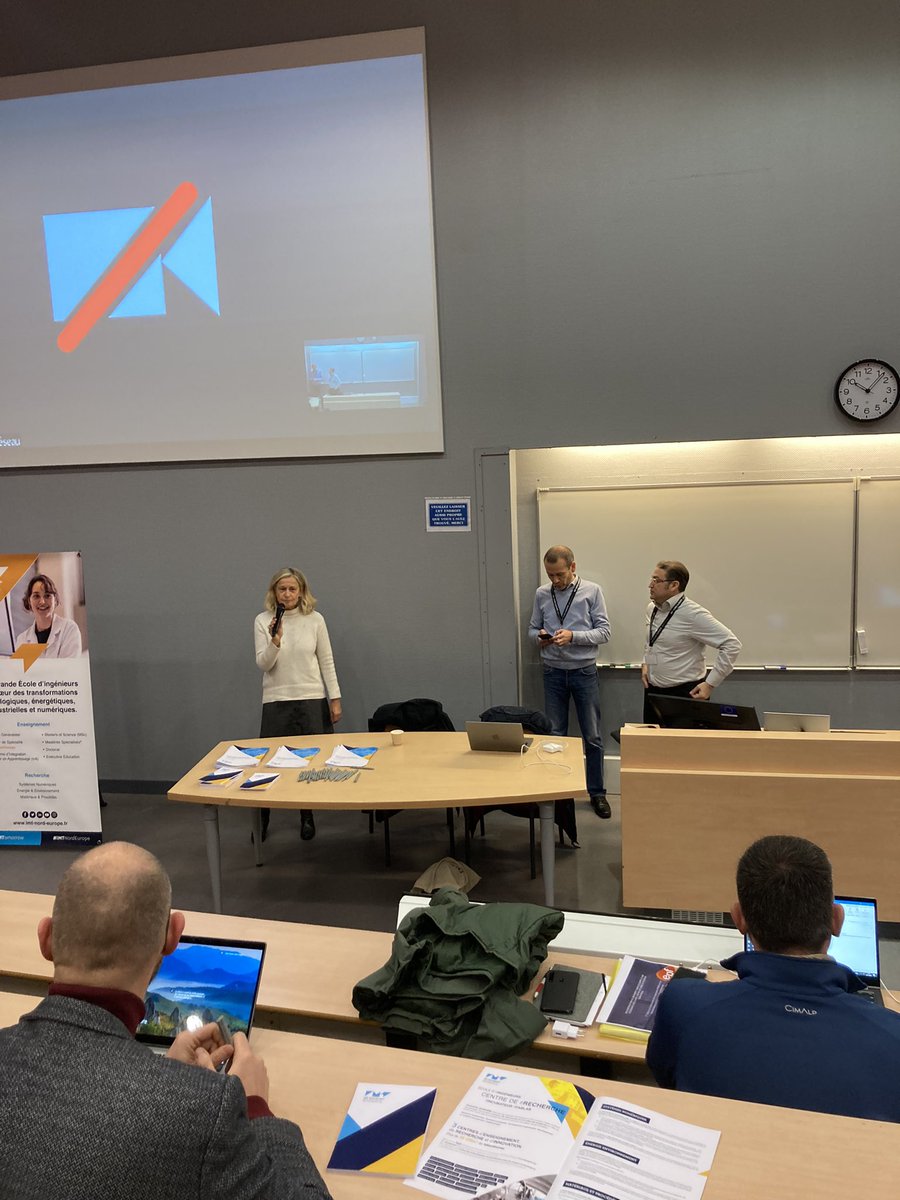 IMT_NordEurope's tweet image. Journée industrielle #RECONVERT - Discours d’ouverture  par #isiteulne. 
#industrie #economiecirculaire