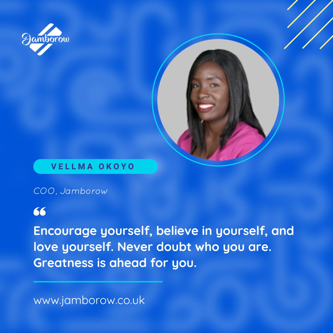 jamborowfintech's tweet image. Take care of the little things—even the little things that you hate—and treat them as promises to your own future. Soon you’ll see that fortune favors the bold who get things done." — Sophia Amoruso

To learn more about Jamborow, visit jamborow.co.uk

#Jamborow