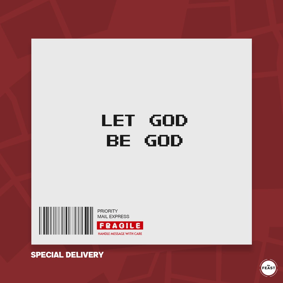 FeastPICCAM's tweet photo. God is cooking something good for You! Let Him do His thing and be a God to you.
Series: Special Delivery: God will Rescue You
Talk 9: Let God be God
Watch the full episode here: https://t.co/1PgYTG55mQ
#OneFBA
#YouAreLoved https://t.co/7rtaB5030G