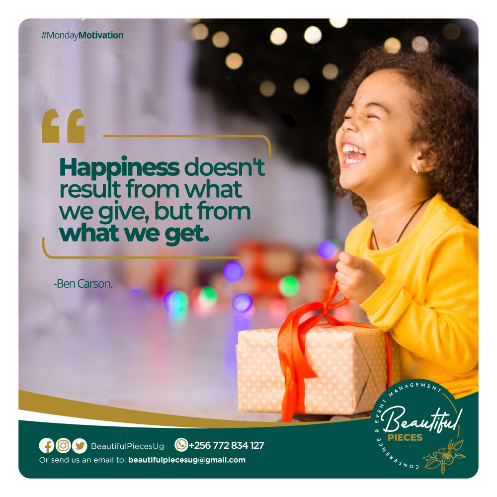 bp_ugofficial's tweet photo. The joy we get when we are getting into the season of gifting. #Mondaymotivation #Giftingseaseon #Festiveseasonishere #Beautifulpiecesug https://t.co/XCoYaP2ZPJ