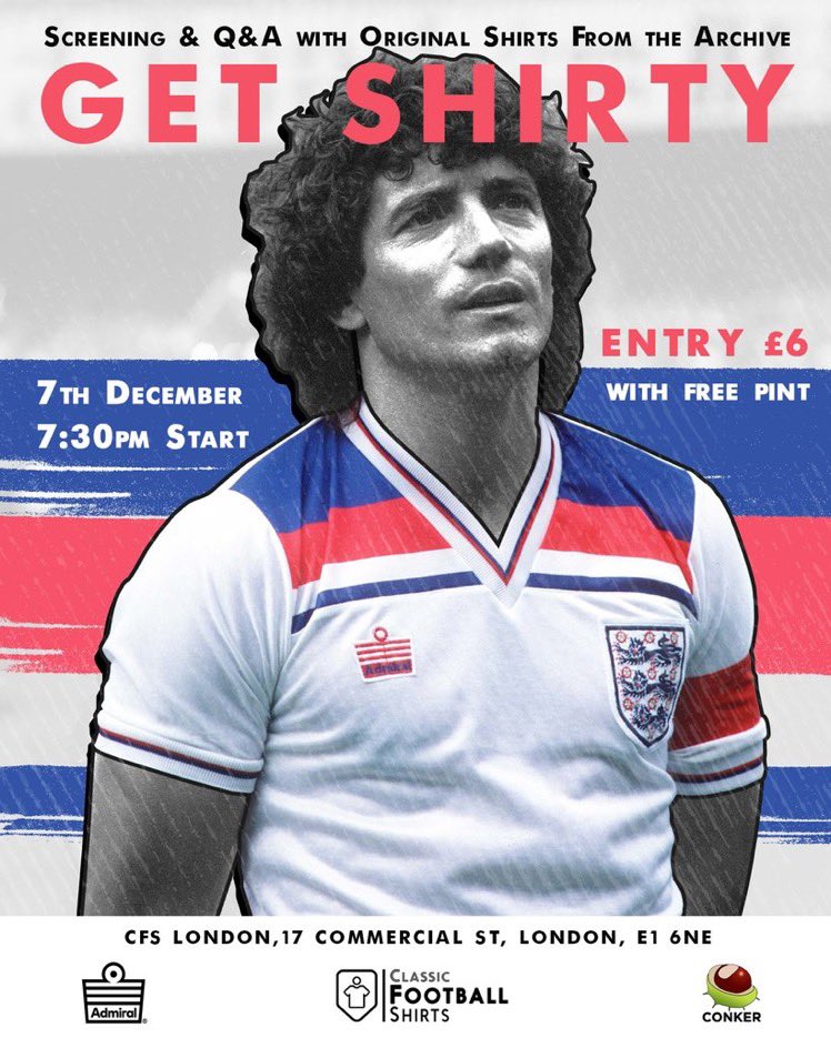 brockleyblue's tweet photo. Hugely looking forward to chatting about #GetShirty and all things @admiral1914 next week @cfsldn along with @major_rawls. Tickets available here https://t.co/0MqLyHuv2Y https://t.co/hJl99Q04RC
