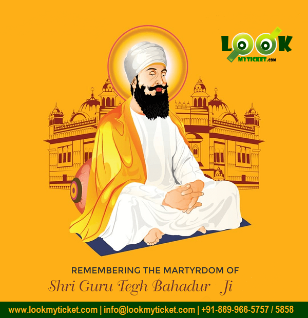 lookmyticket's tweet photo. The occasion of Guru #Tegh #Bahadur’s Martyrdom Day will keep reminding the generations that we must follow the footsteps of people like Guru Tegh Bahadur. Let us remember him in our #prayers and keep him #alive in our #deeds.” https://t.co/HHaZVykNtG