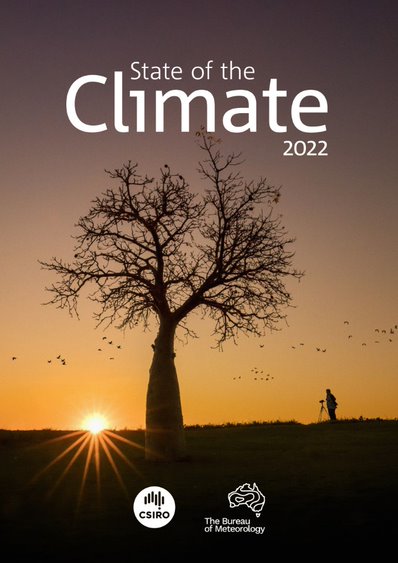 BOM_au's tweet photo. The warming trend outlined in previous State of the Climate reports is continuing. Australia is experiencing climate change now with impacts felt by many communities. Find out more here: https://t.co/GD0upPpCvZ
#SotC2022 #weather #climate #CSIRO https://t.co/CnMElXMKqO