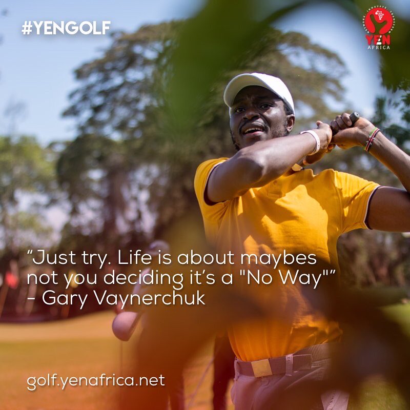 Just try. Life is about maybes not you deciding it’s a 'No Way'” - Gary Vaynerchuk  

#YENGolf #EntrepreneursOpen #YENGolfTournament #Monday #MotivationMonday #MondayMotivation #GaryVaynerchuk