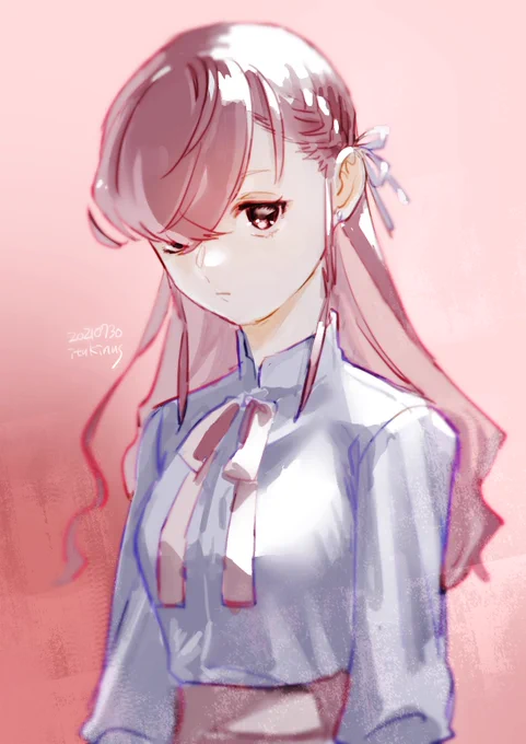   #お宅の創作ピンク髪っ子をください 